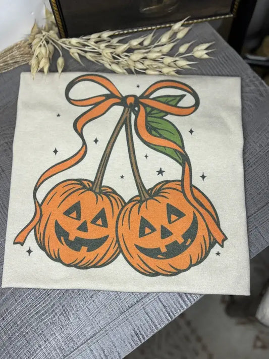 Cherry Jack-o'-lanterns Graphic Tee