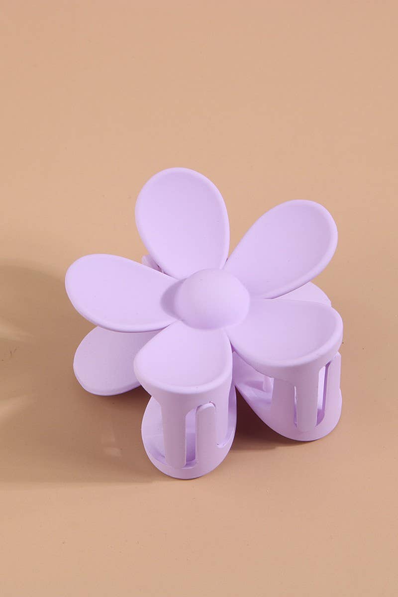 Flower shark claw clip hair clip: LILAC