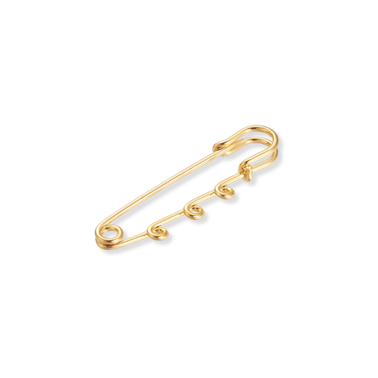 TCB Gold Safety Pin For For Hats