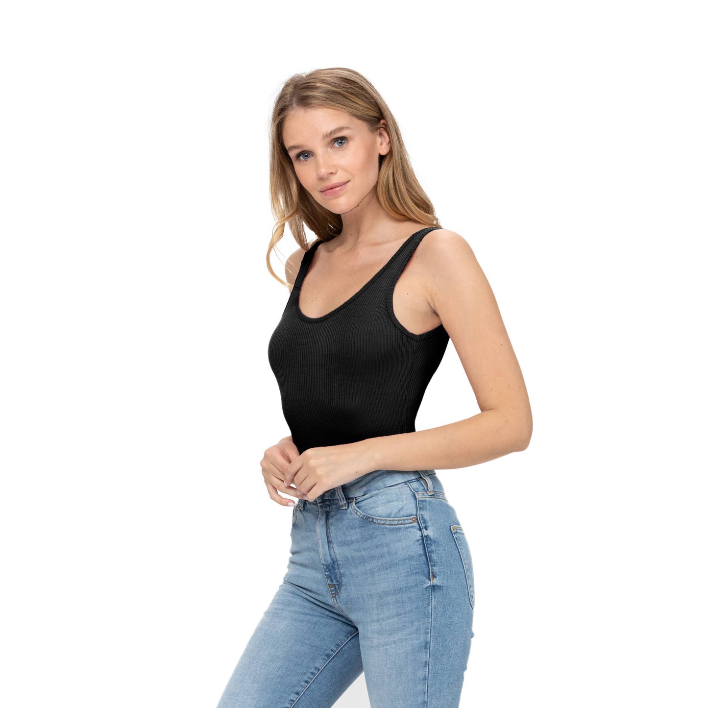 Sleeveless open back bodysuit