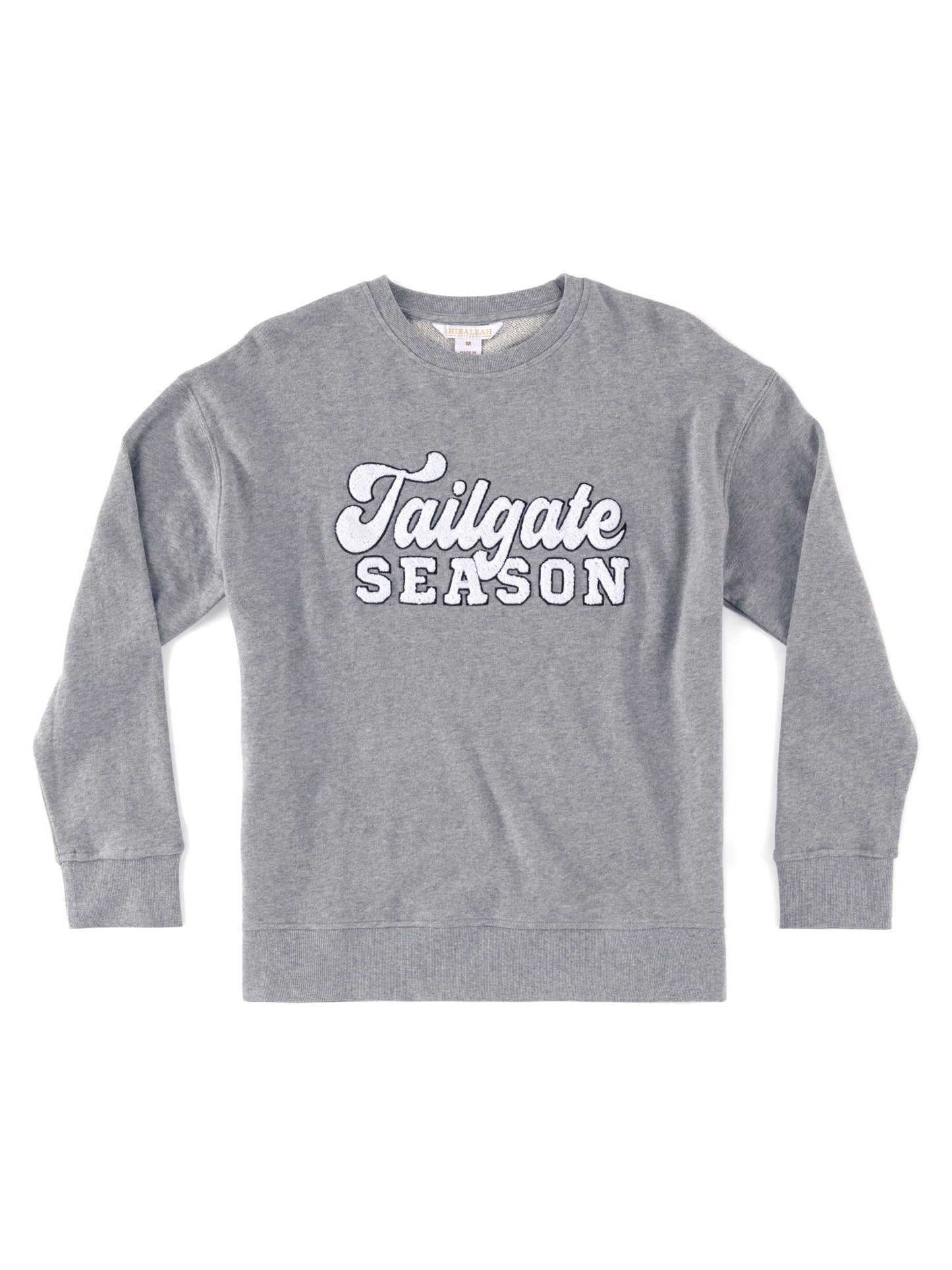 "TAILGATE SEASON" SWEATSHIRT, SMOKE GRAY