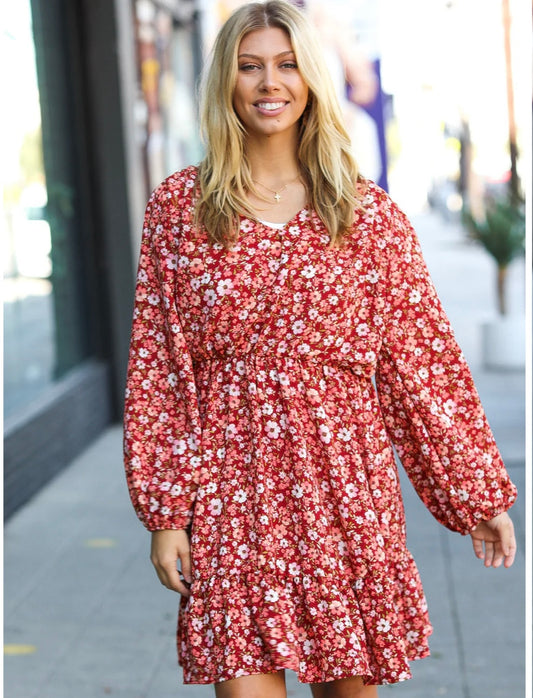 Make a Statement Floral Dress