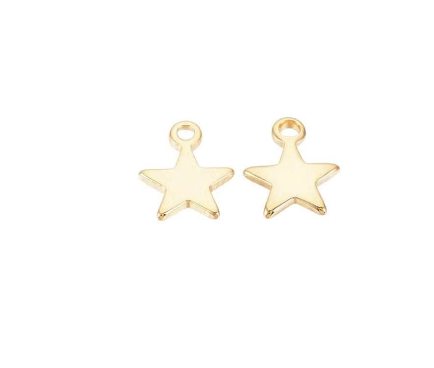 TCB Gold Tiny Star Charm