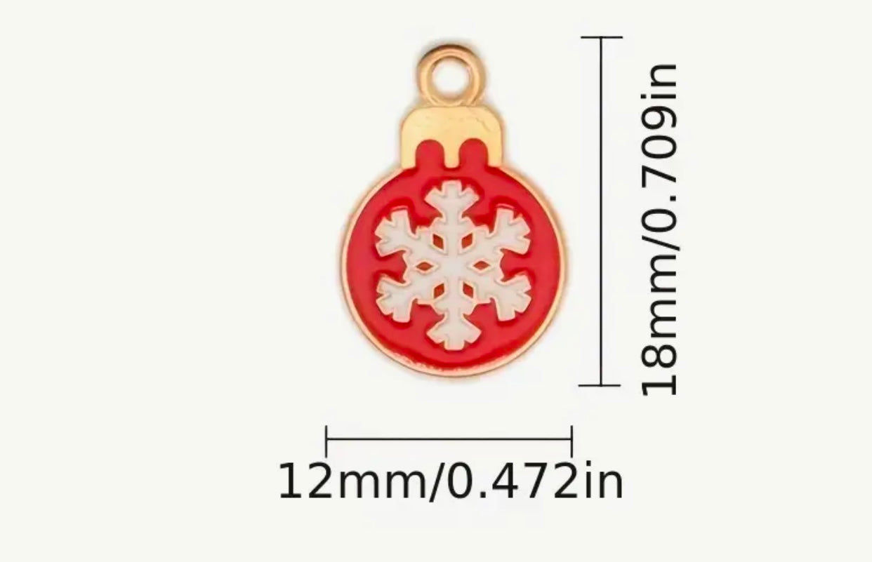 Christmas CB Snowflake Ornament Charm