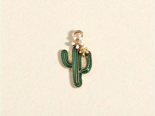 TCB Green Cactus Charm