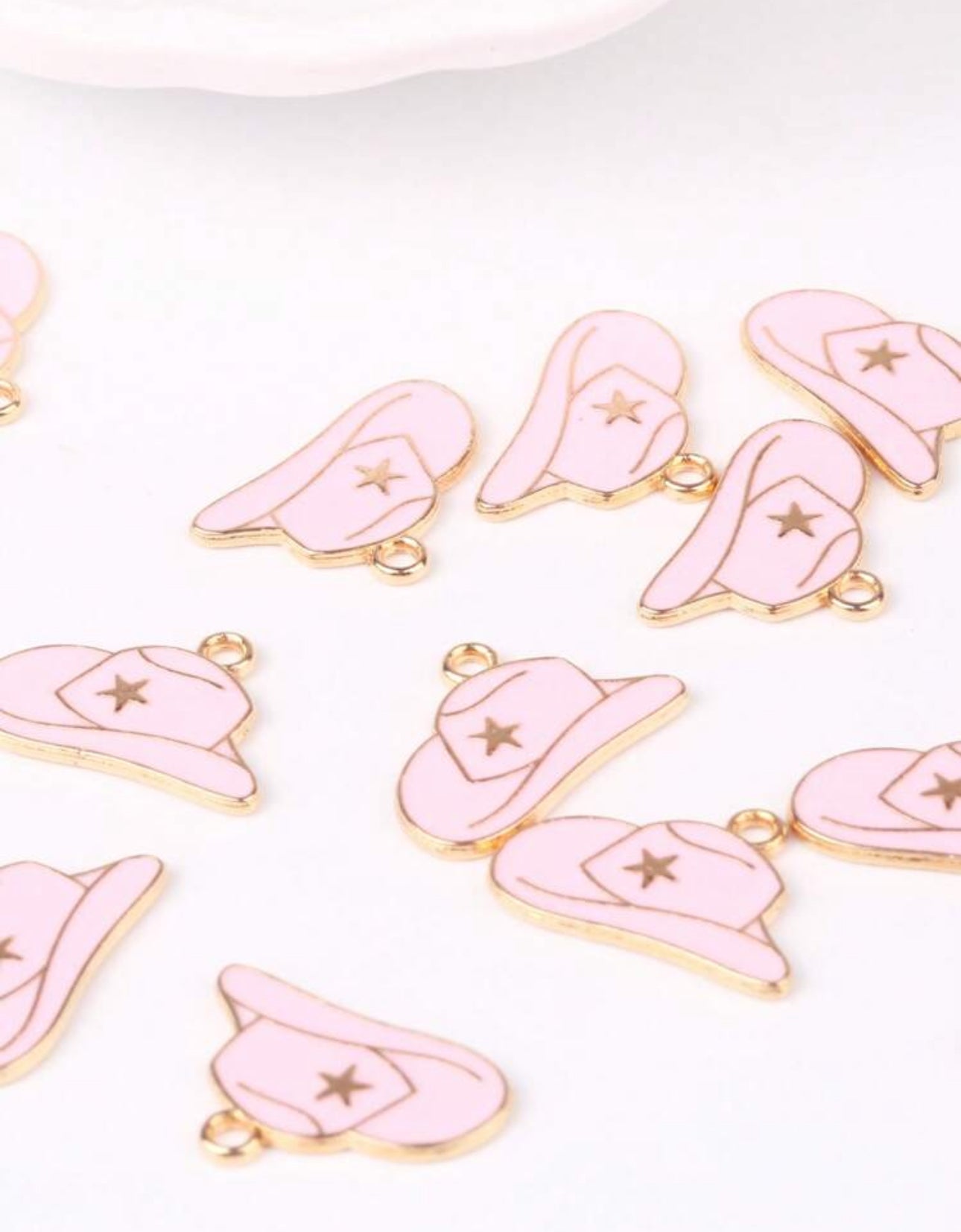 TCB Star Cowgirl Hat Charm