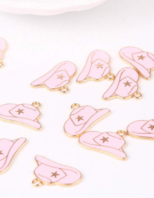 TCB Star Cowgirl Hat Charm