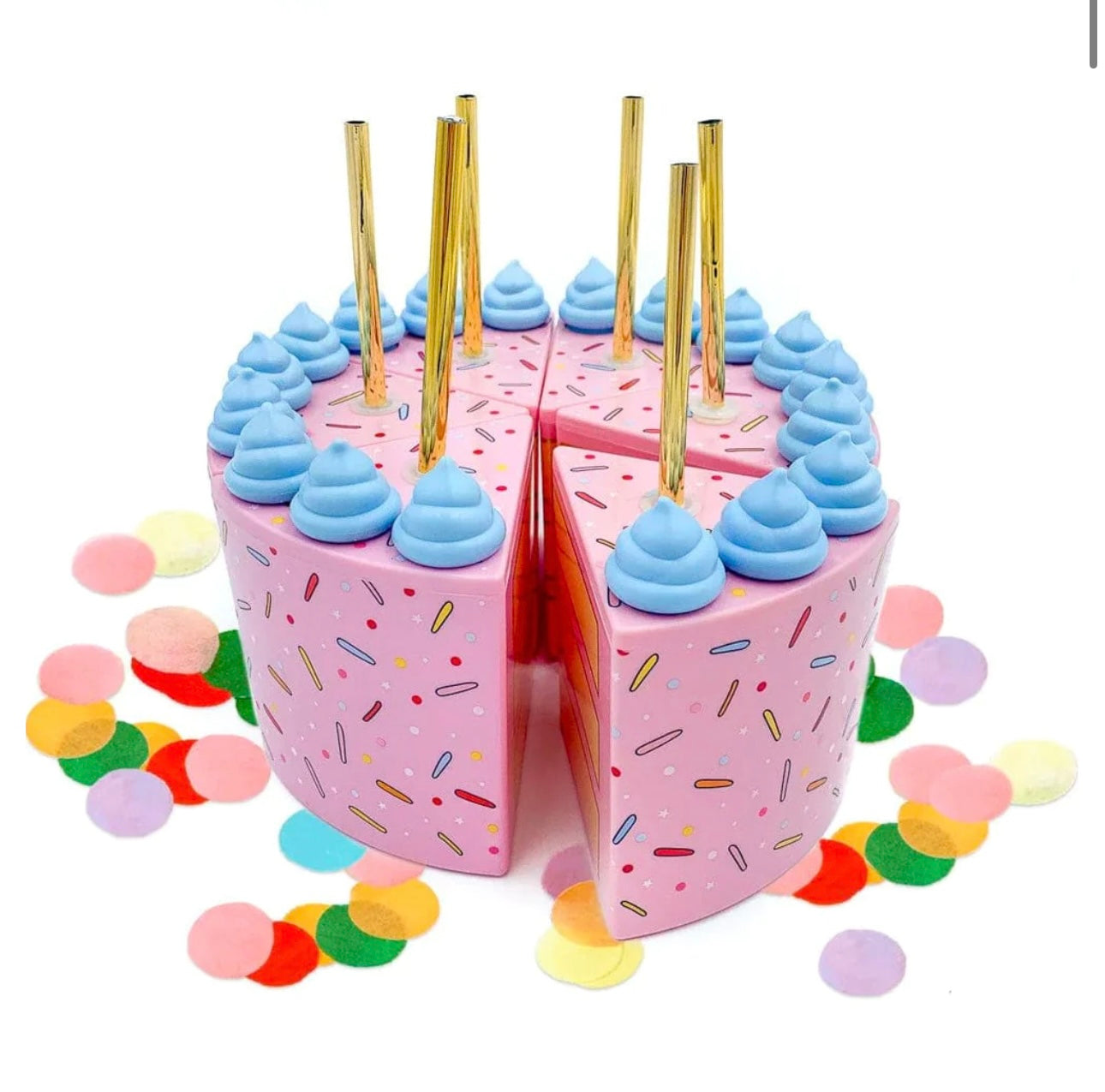 Packed Party Piece of Cake Sipper Set