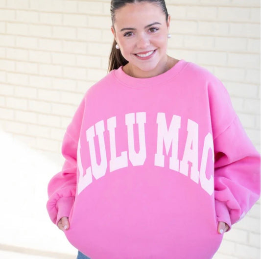 LuLu Mac Pink w Light Pink Puff