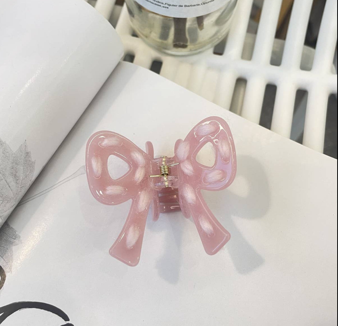 CUTE BOW HAIR CLAW CLIP