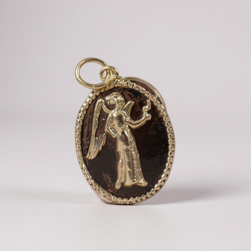 TCB Sweet and Cute Collection Gold Angel Disc Charm