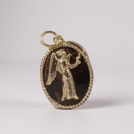 TCB Sweet and Cute Collection Gold Angel Disc Charm