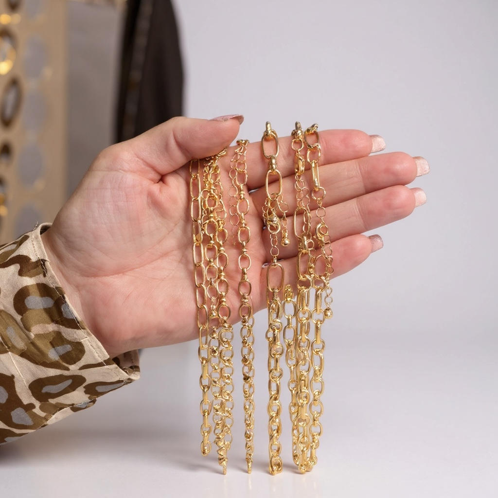 TCB Asst Gold Necklaces