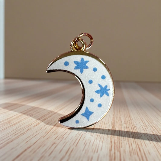TCB Blue 1/2 Moon Charm Sweet and Cute collection