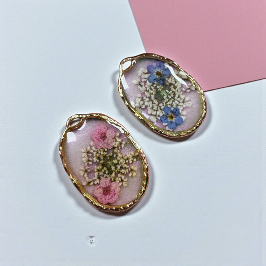 TCB Pressed Flower Charm Sweet and Cute Collection Charms