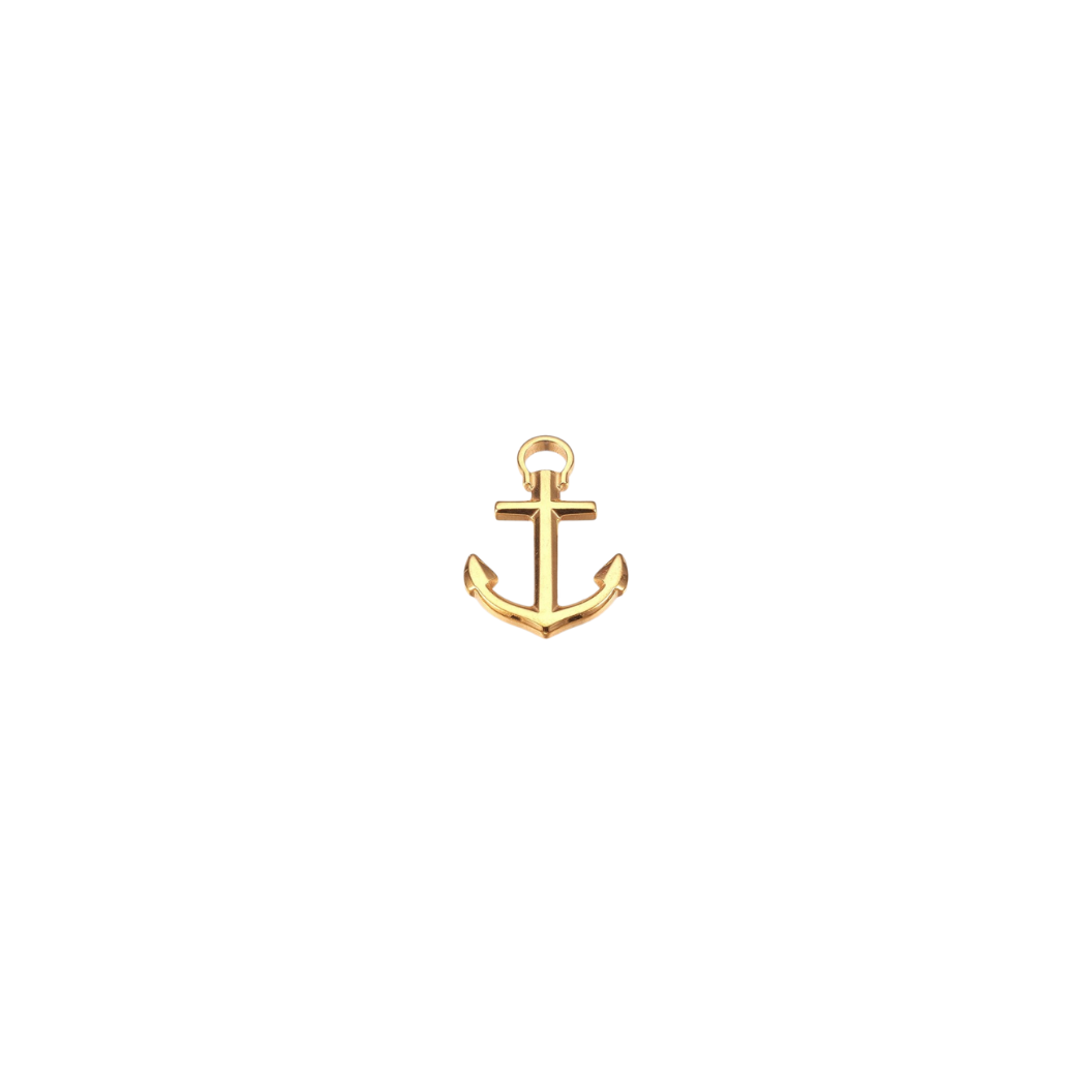 TCB Gold Anchor of Grace Charm