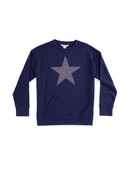 STAR CLASSIC SWEATSHIRTS; NAVY