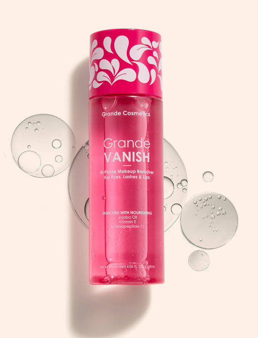 GrandeVANISH-Bi-Phase Makeup Remover for Eyes, Lashes & Lips