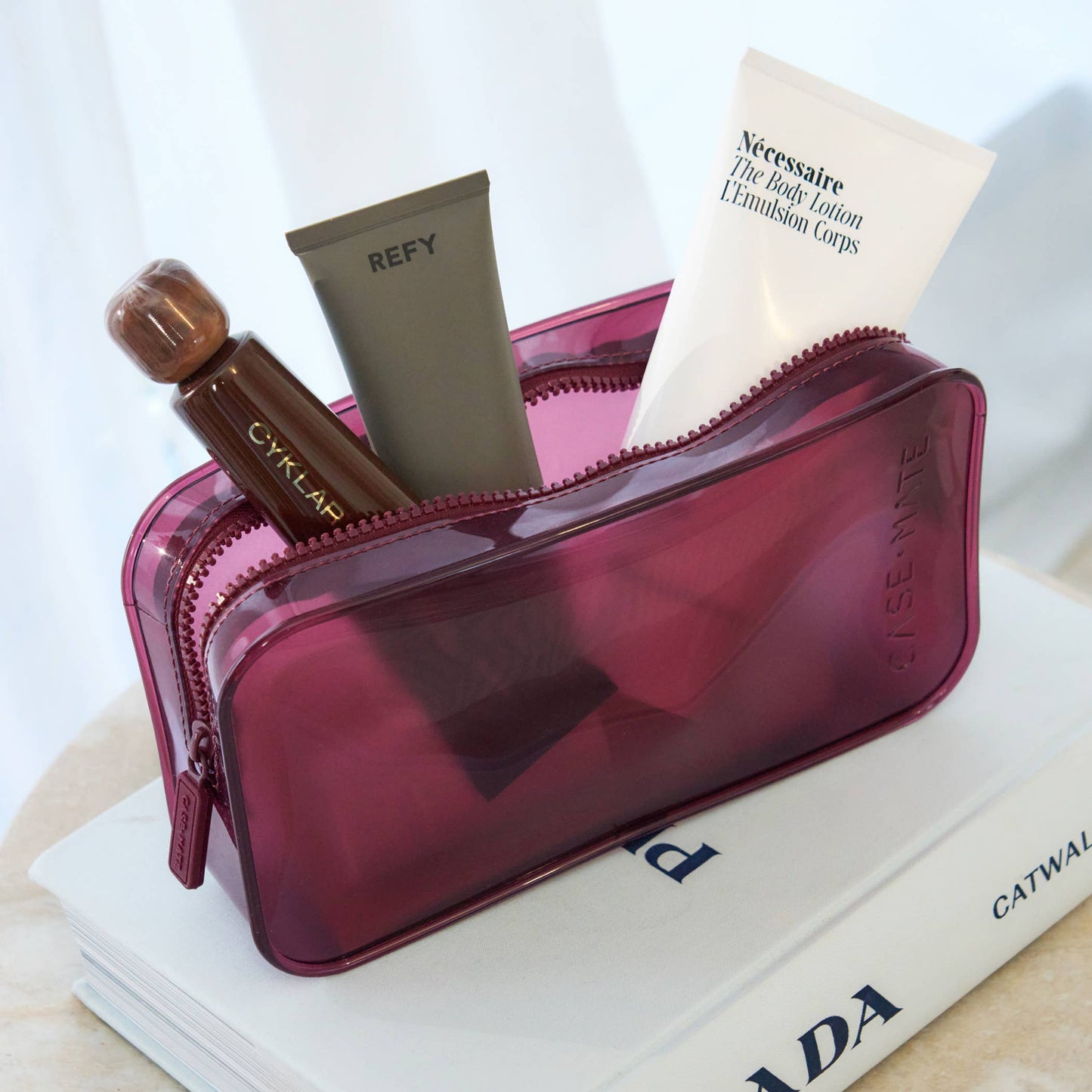 Case-Mate Jelly Makeup Bag: Mulberry