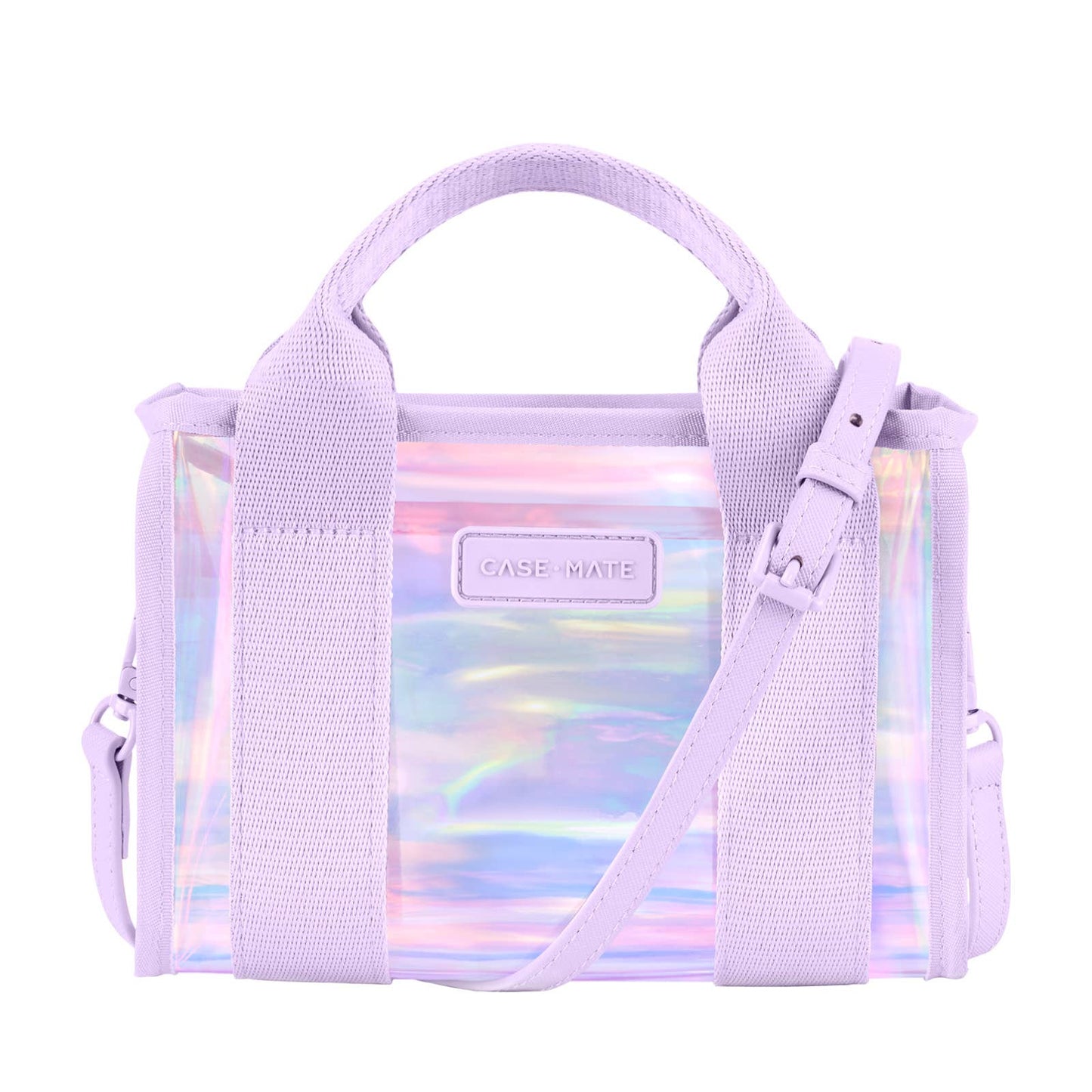 Case-Mate Clear Stadium Bag: Silver Chrome
