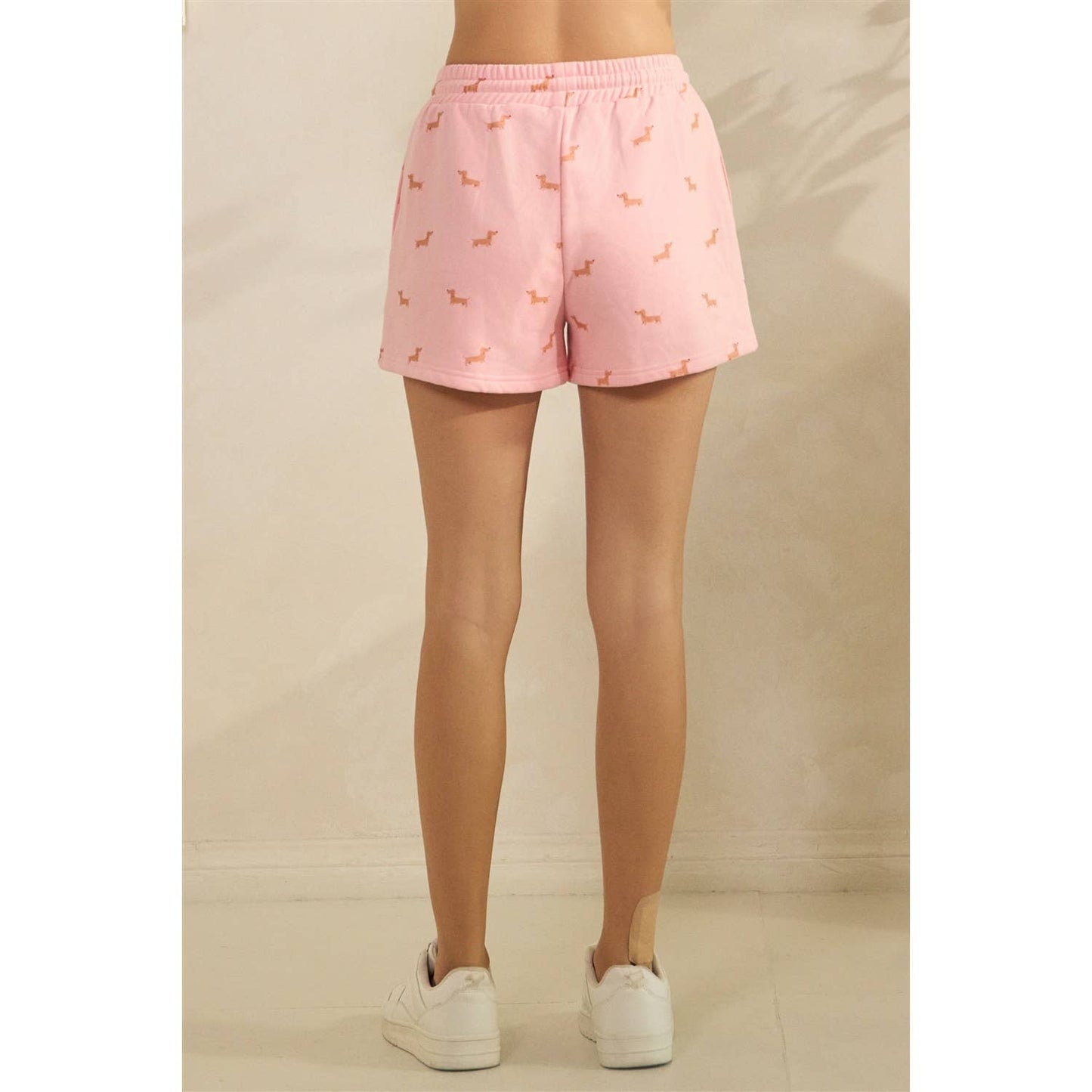 The Bella Weenie Dog Print Shorts