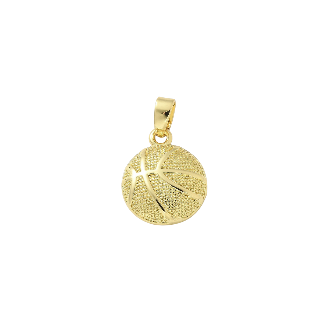 TCB Gold Basketball Charm