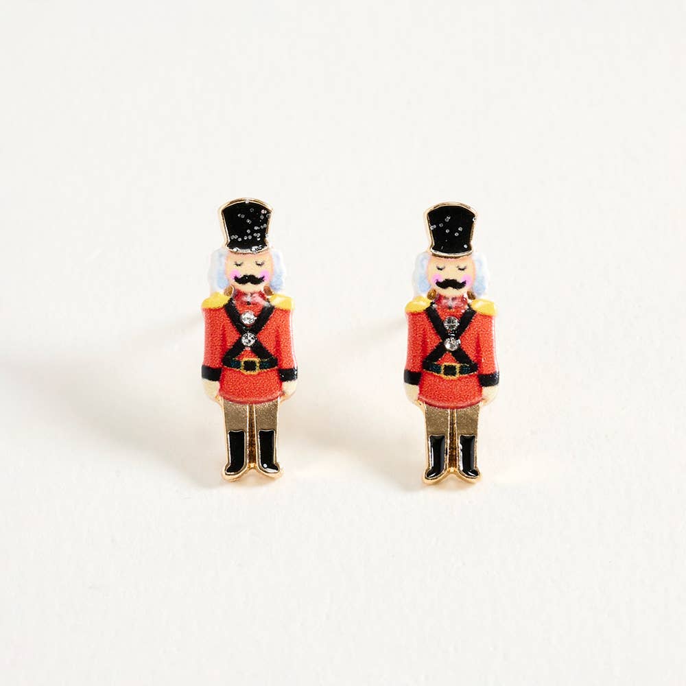 Christmas Nutcracker Stud Earrings
