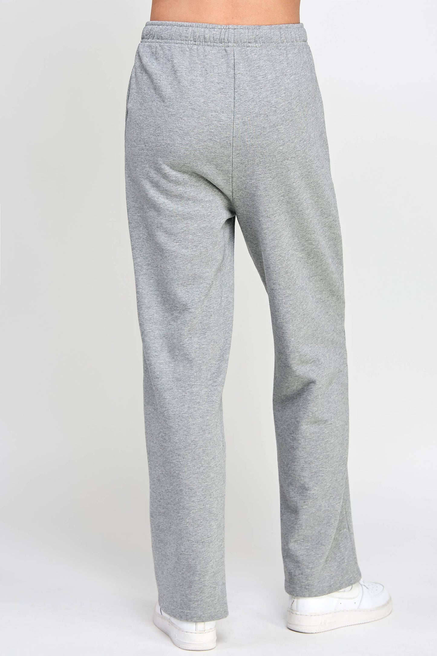 P9001P EVERYDAY HIGH RISE FRENCH TERRY SWEATPANTS: Pink / SMALL