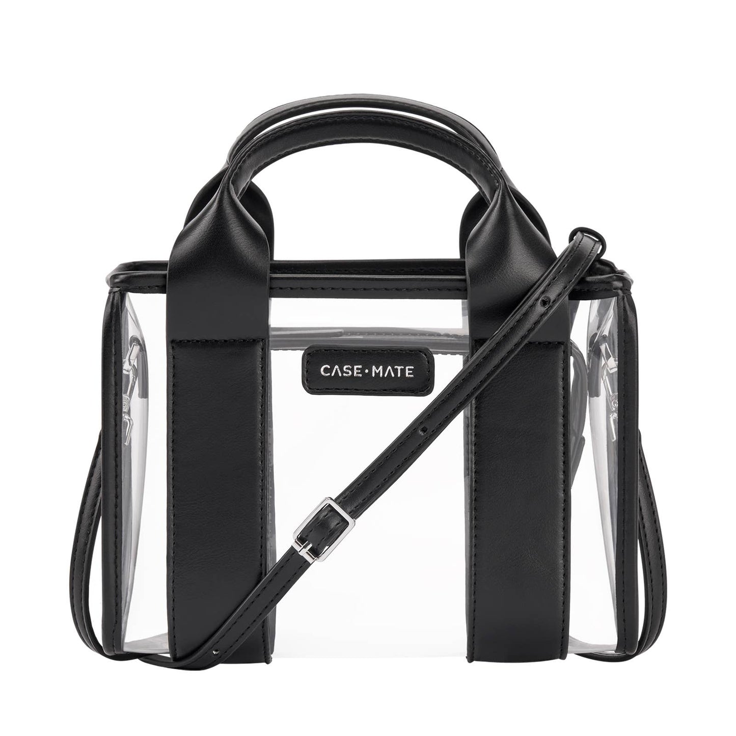 Case-Mate Clear Stadium Bag: Silver Chrome