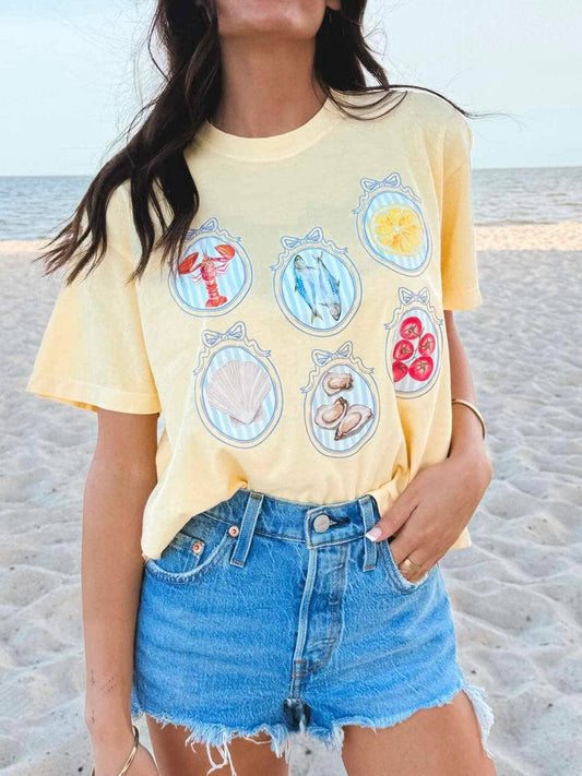 Coquette Coastal Frames Graphic Tee