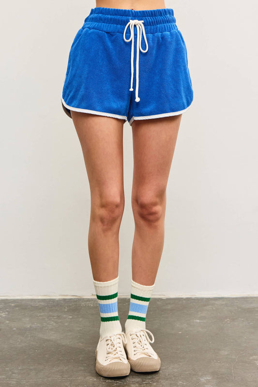 TERRY TOWEL SHORT AND VEST SET