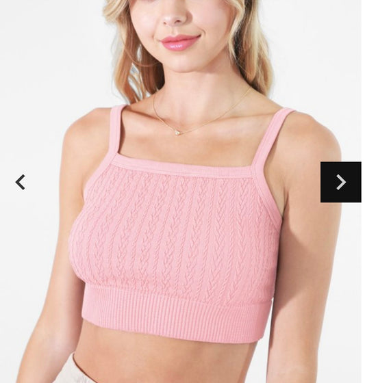 Cable Knit Crop