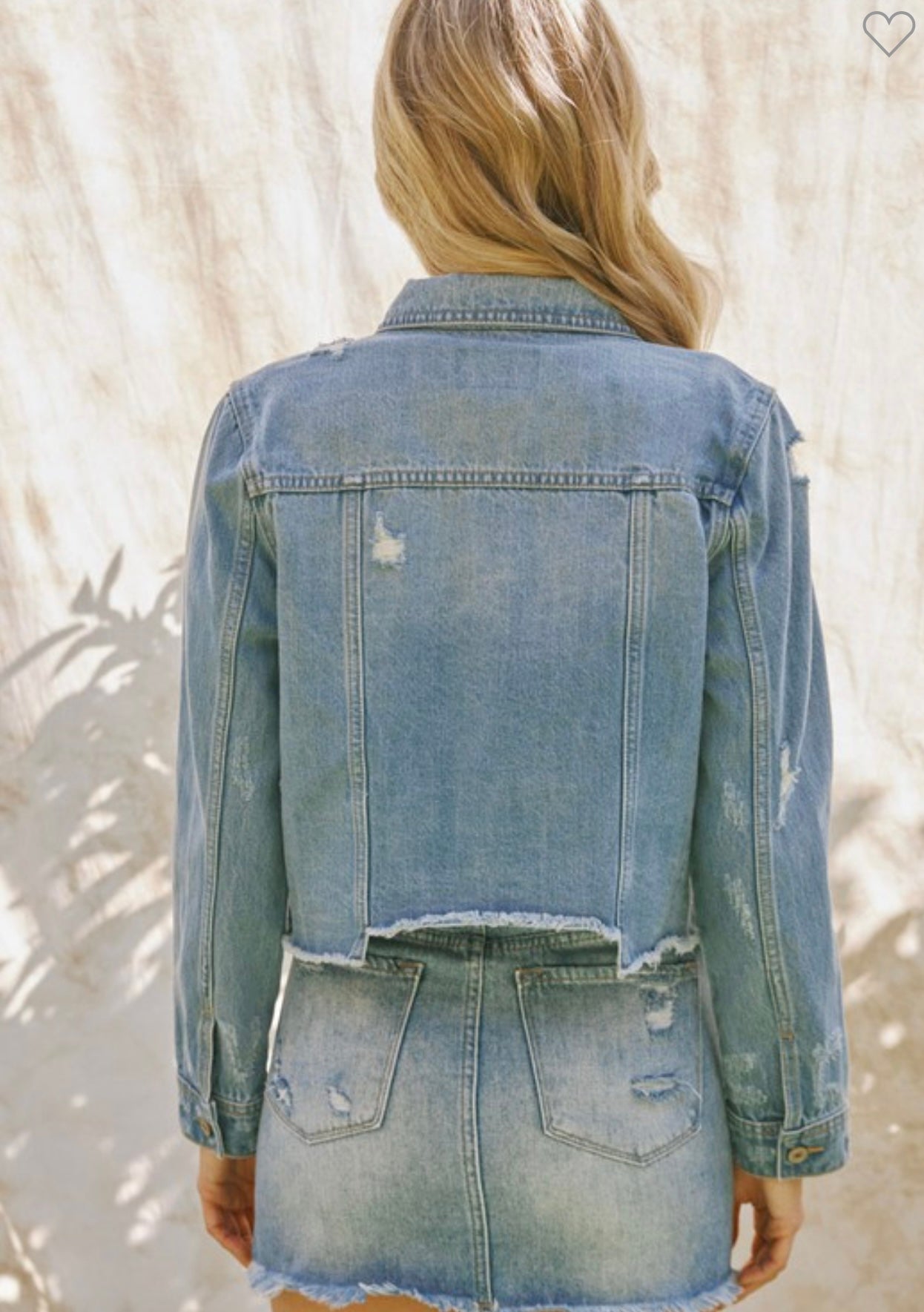 Distressed Denim Jacket